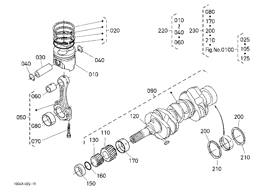 Piston And Crankshaft
