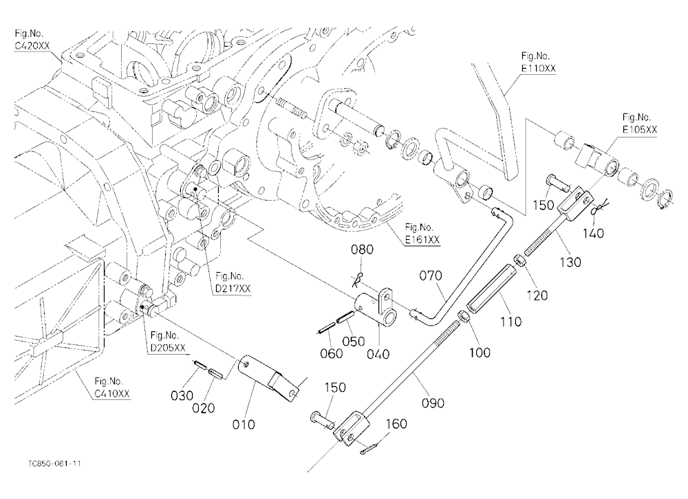 Range Gear Shift And Shuttle Shift Rod