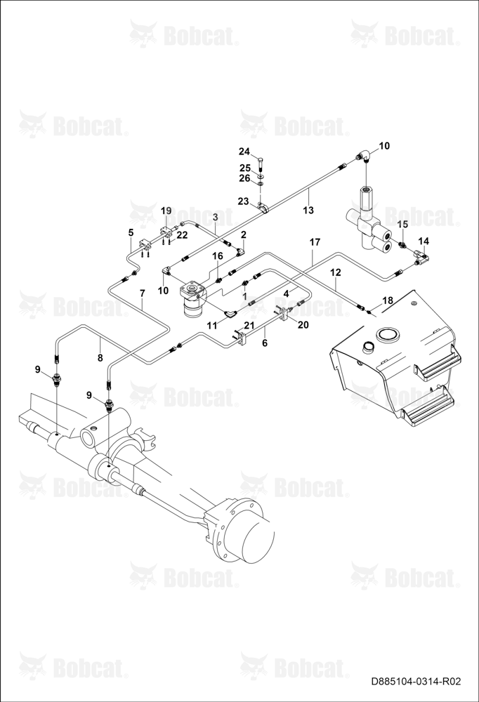 Steering Cylinder Circuit