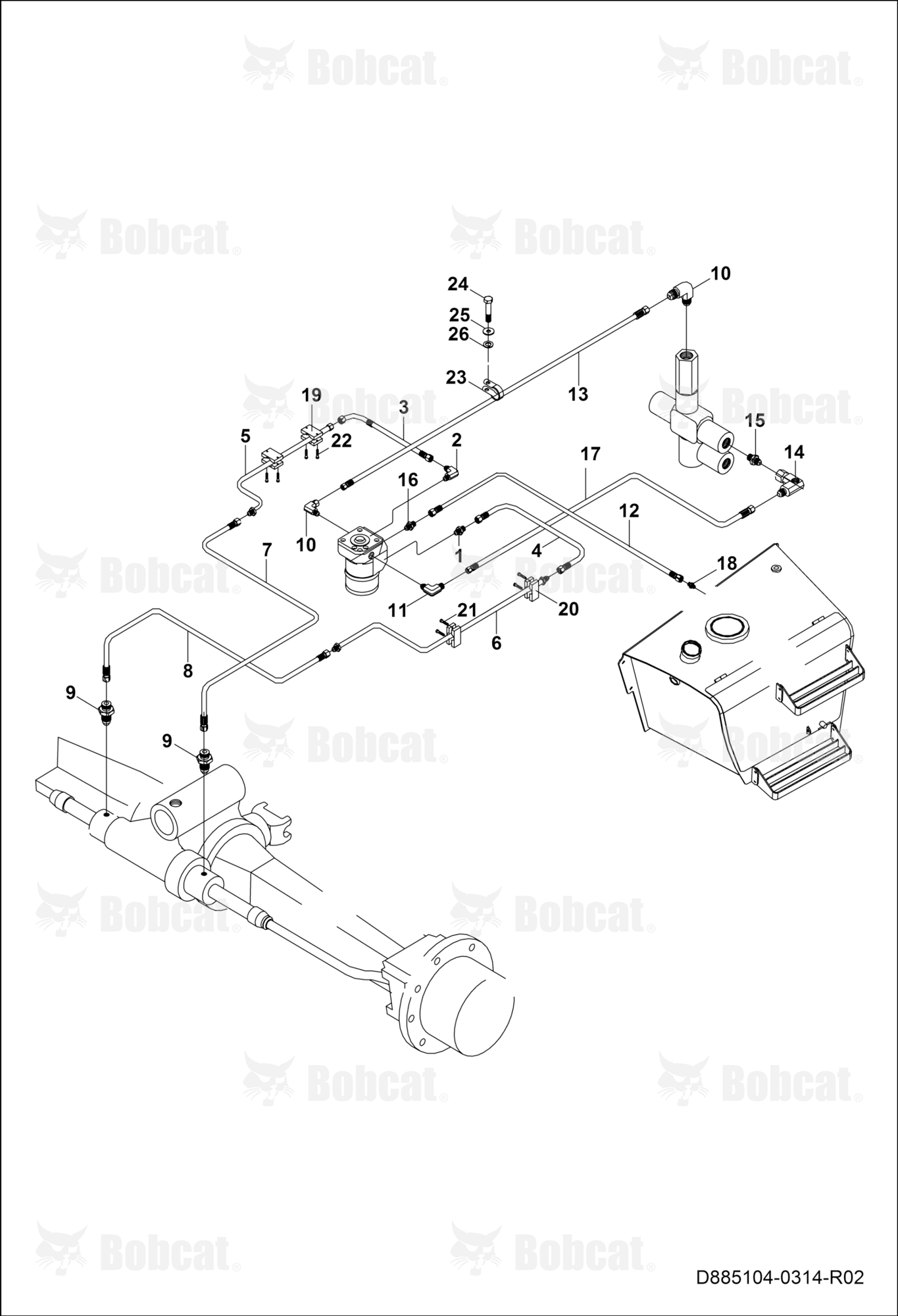 Steering Cylinder Circuit