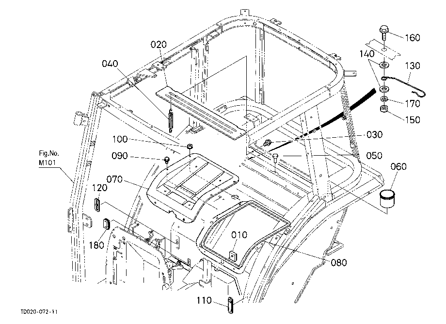 Floor Seat Cover [Cab Type]