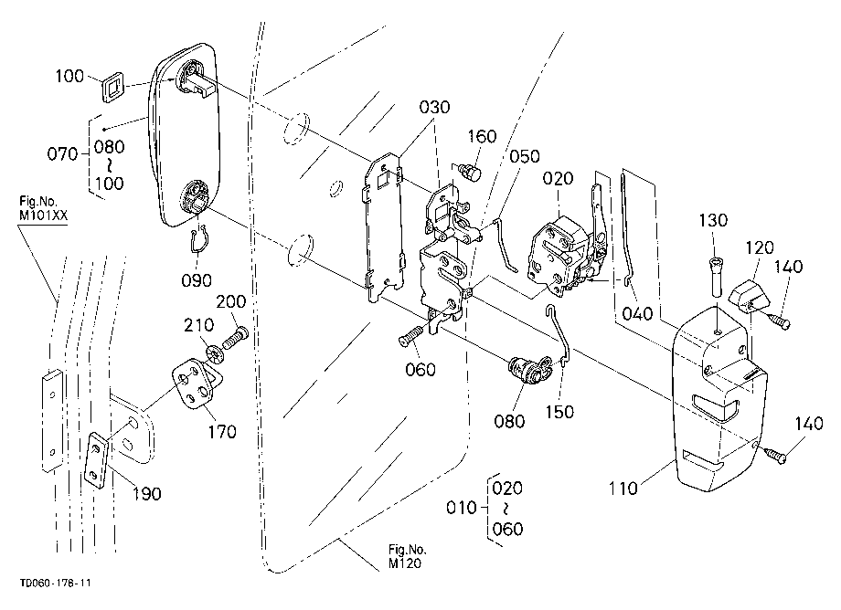 Door Lock Rh [Cab Type]
