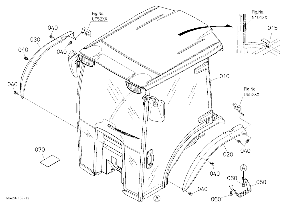 Cab Kit (Cab) (W/G.No.B7076) [Option]