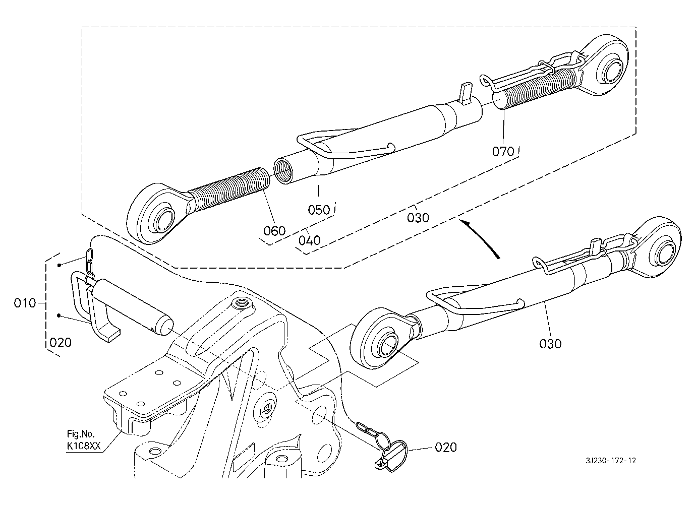 3-Point Linkage (Top Link:Manual)