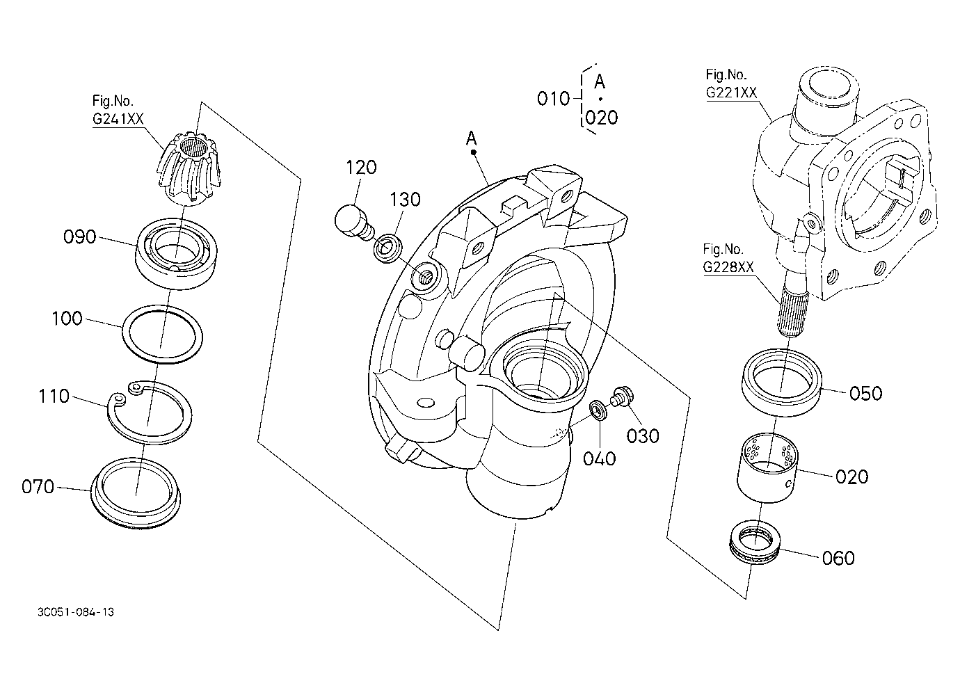Front Axle Case Rh