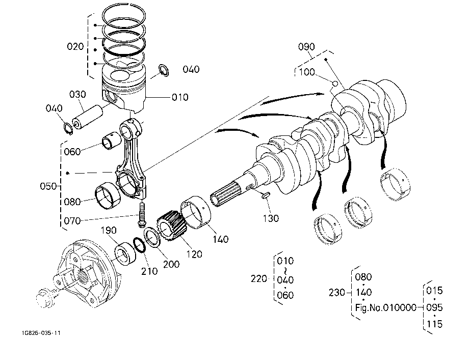 Piston And Crankshaft