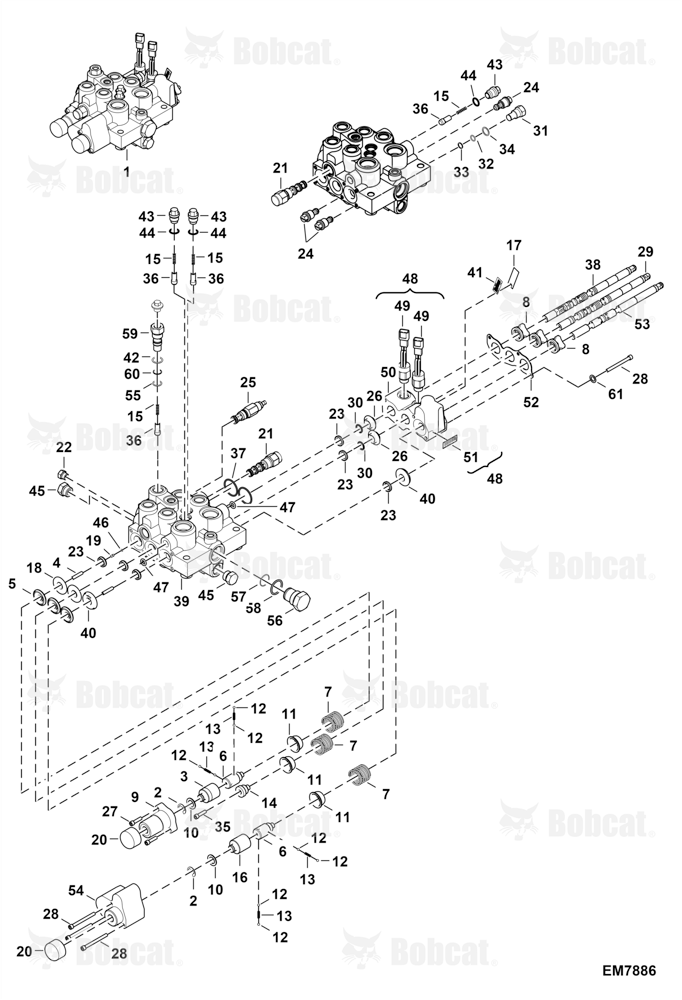 Hydraulic Control Valve (Manual Controls)