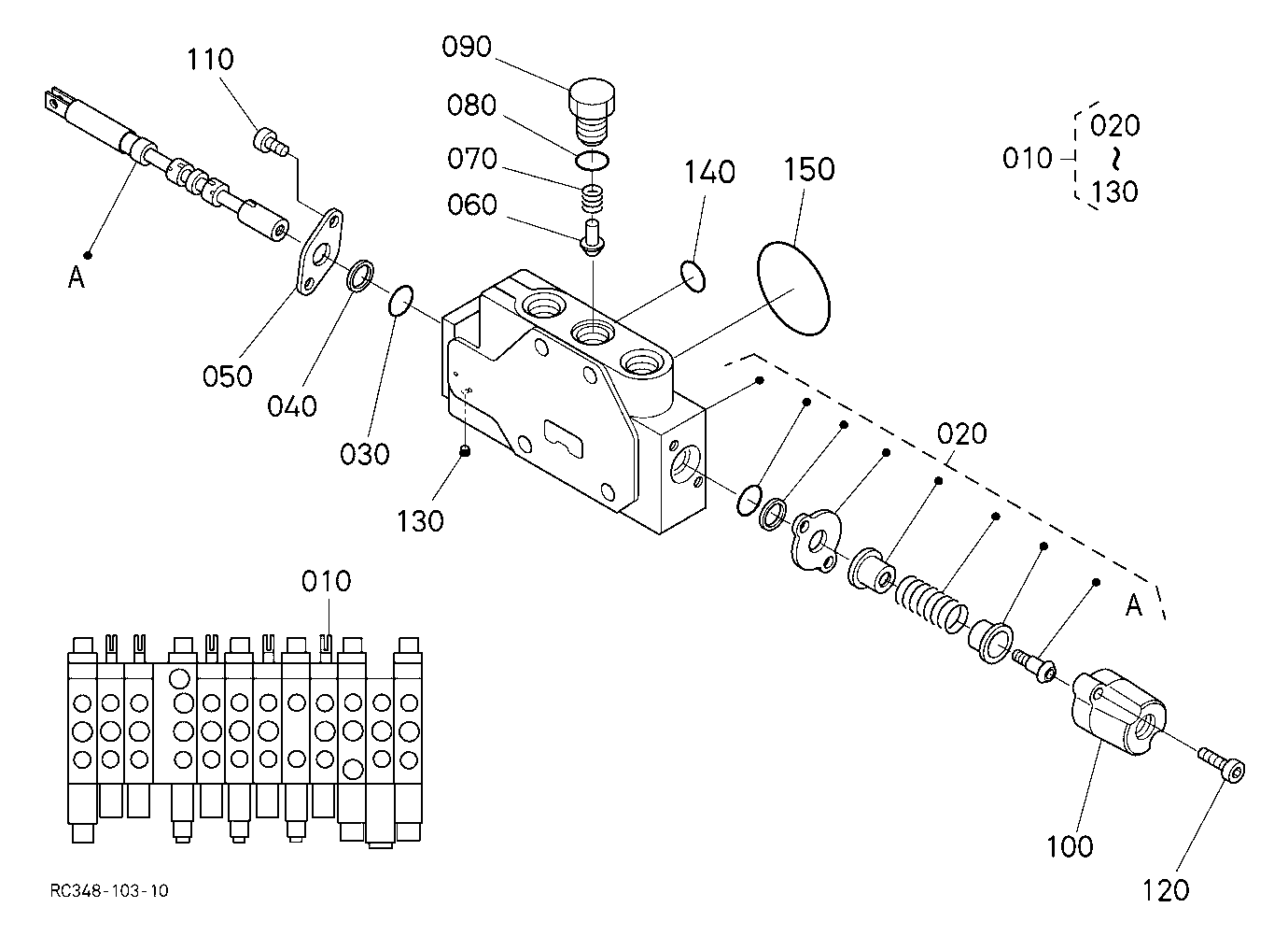 Spool Section(Travel Rh)