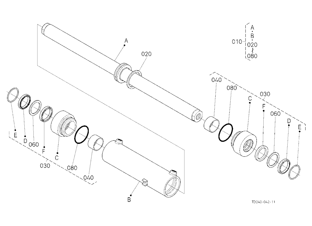 Steering Cylinder [Component Parts] [New]