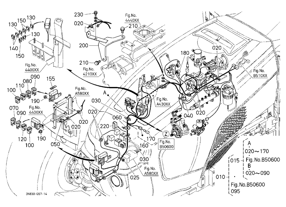 Electrical Wiring (Engine Rh)