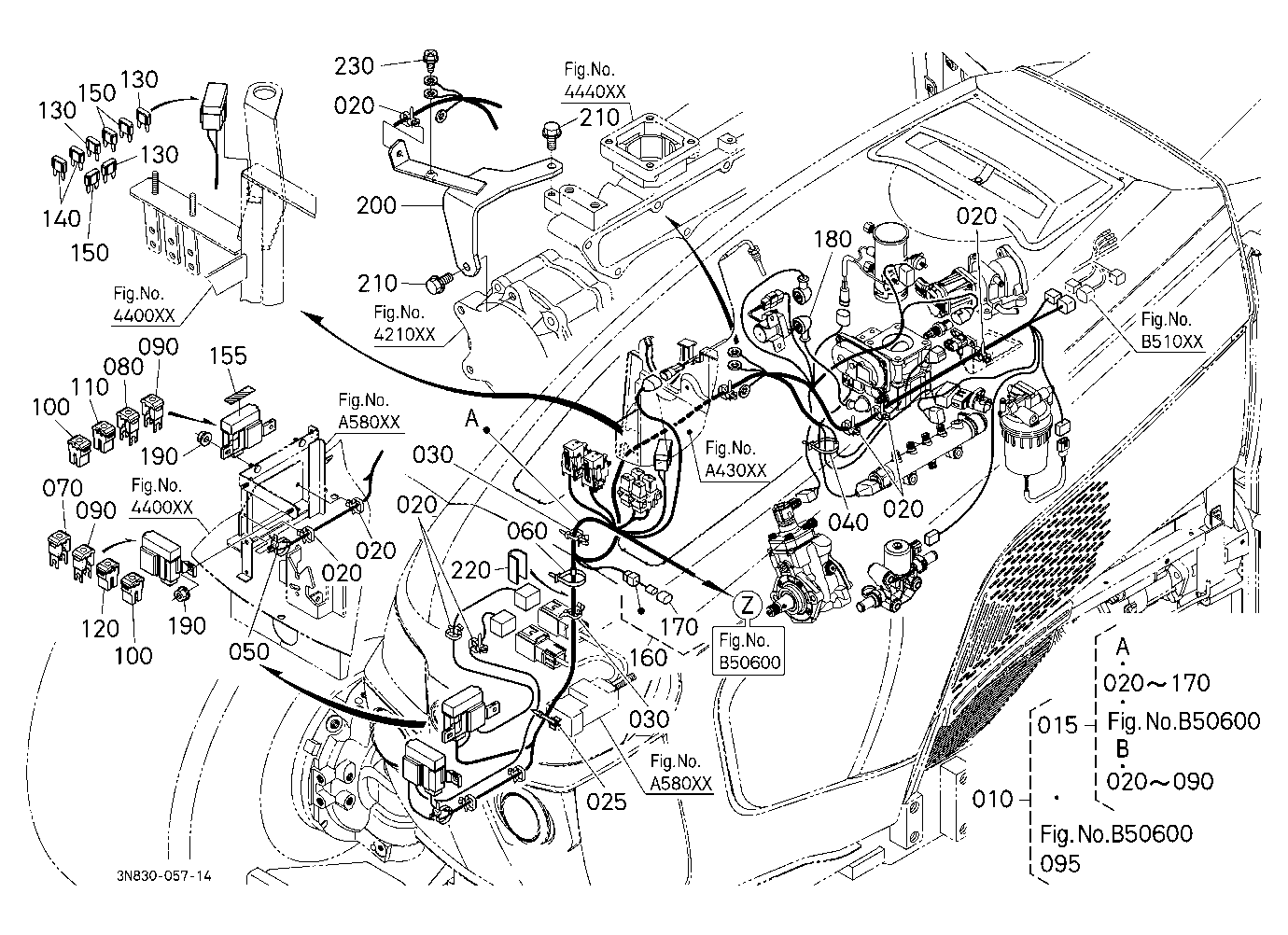 Electrical Wiring (Engine Rh)