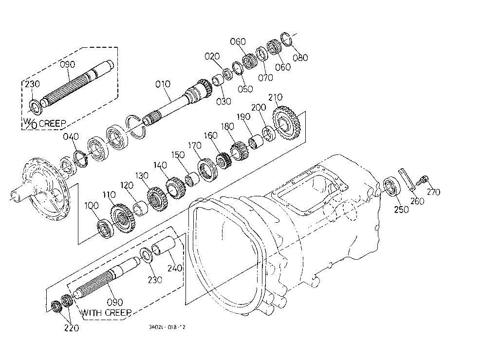 Input Shaft/First Shaft