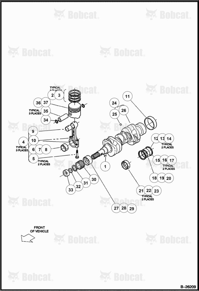 Piston & Crankshaft (Tier II)  235311569 & Above