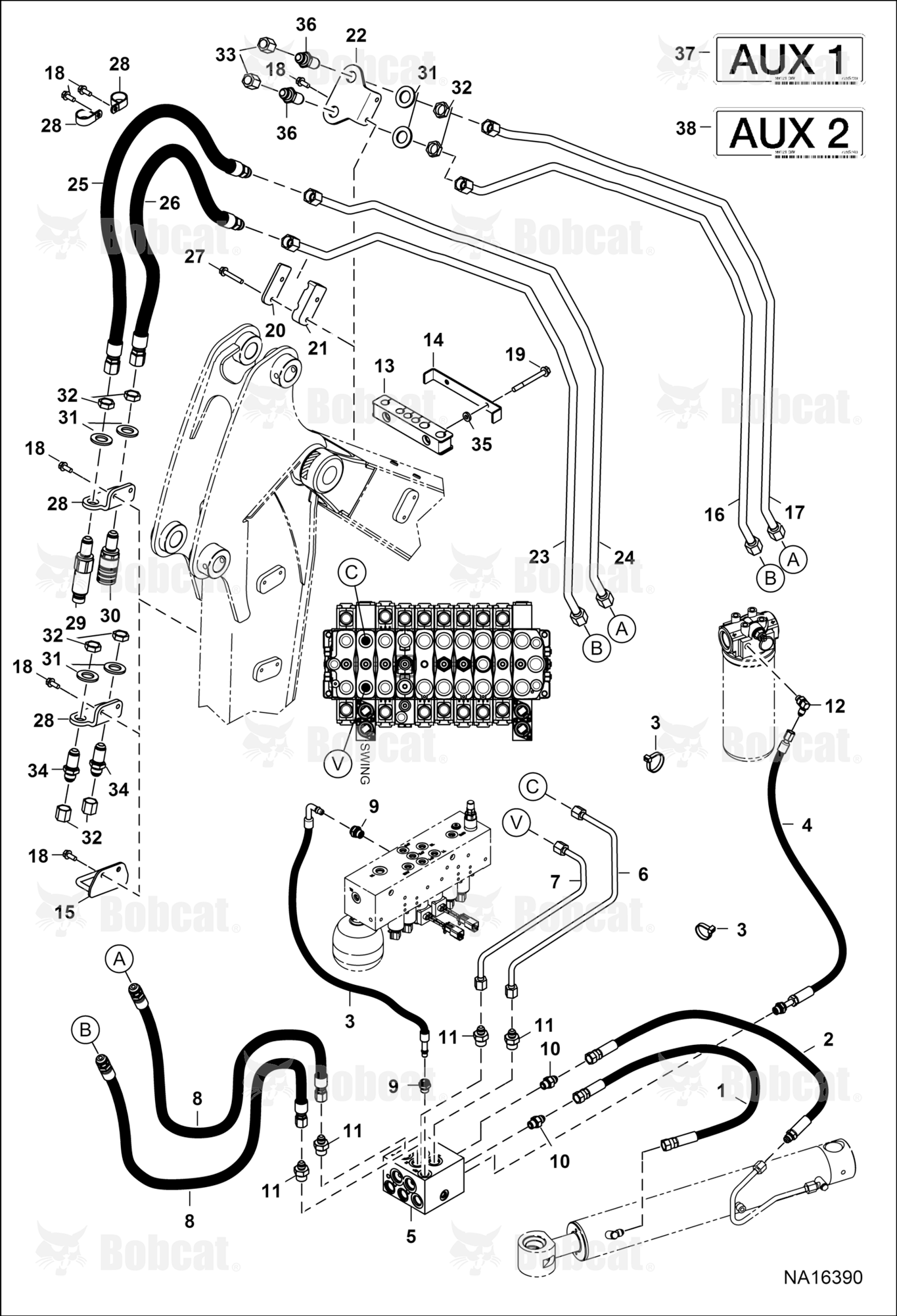 Hydraulic Auxiliary Option (Second)