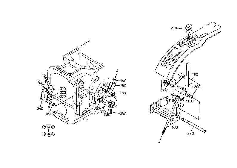 Pto Gear Shift Lever