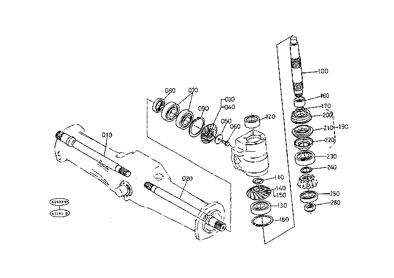 Diff.Gear Shaft