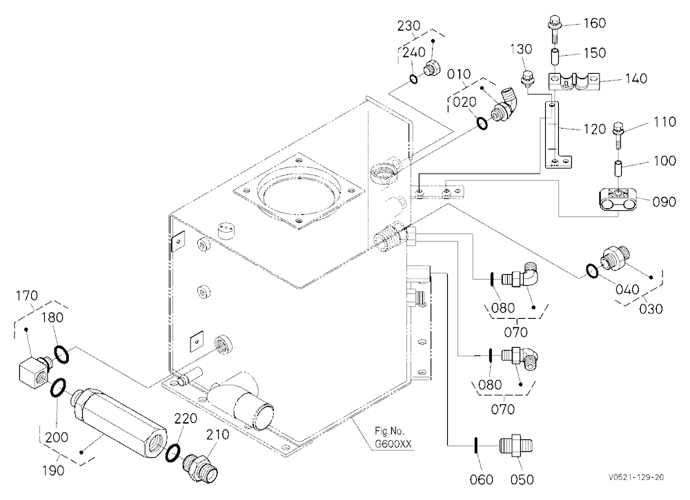 Oil Tank (Joint) [Manual Hitch] [High Flow]