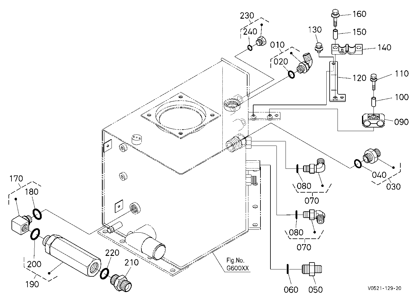Oil Tank (Joint) [Manual Hitch] [High Flow]
