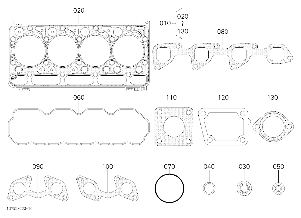 Upper Gasket Kit