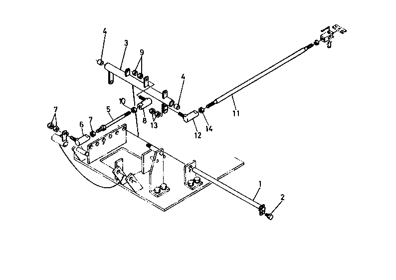 Control Lever (Travel Lh-2)