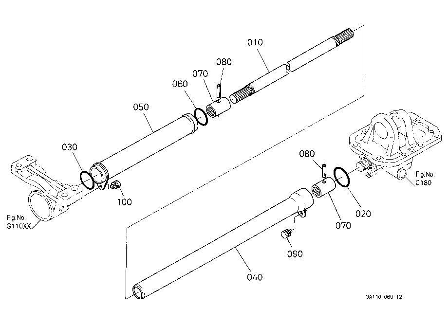 Front Propeller Shaft [Rops Type]