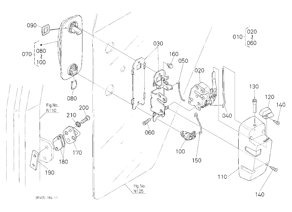 Door Lock Lh