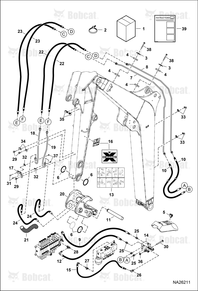 X-CHANGE (Hydraulic)(Manifold)(Standard & Long Arm)(Kit)