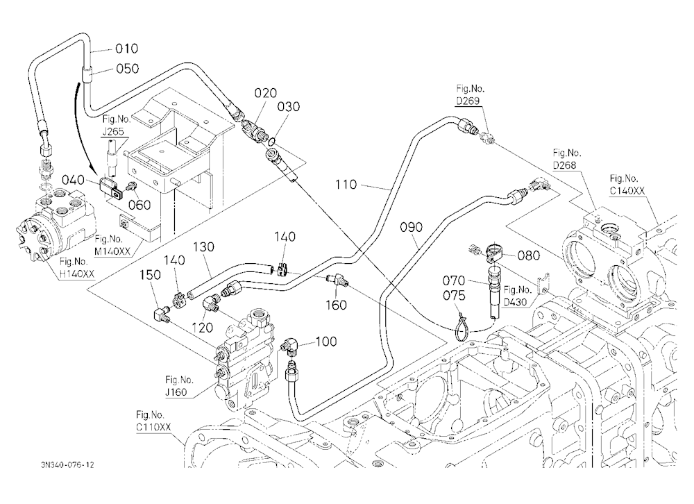 Hydraulic Oil Line (Steering/Pto) [Except Dual Spe