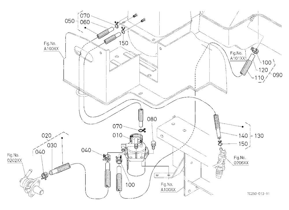 Fuel Pipe And Fuel Filter