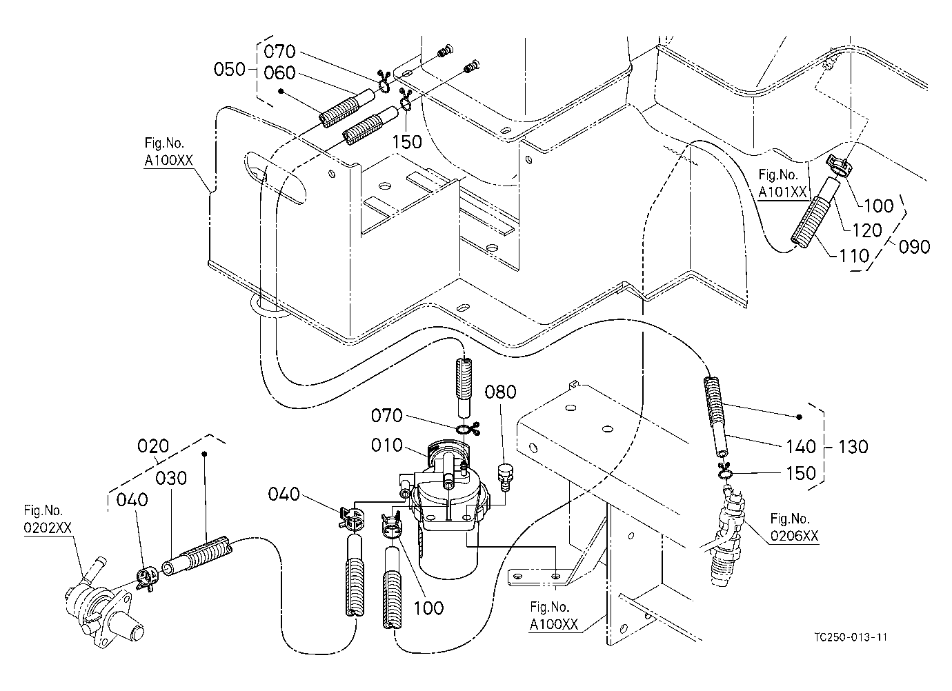 Fuel Pipe And Fuel Filter