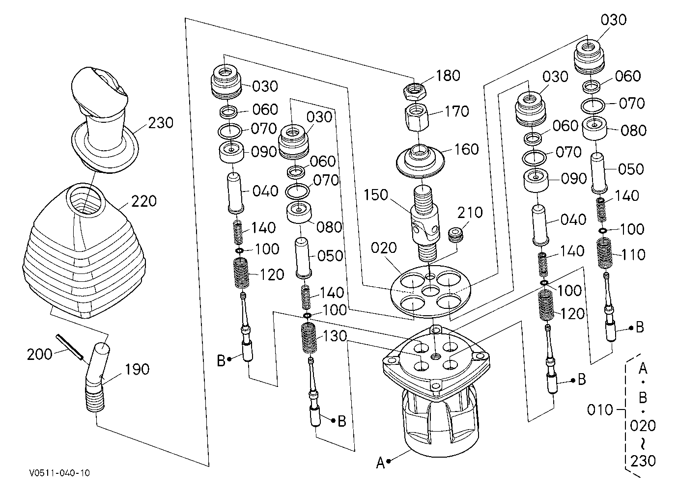 Pilot Valve (Rh) [Component Parts]