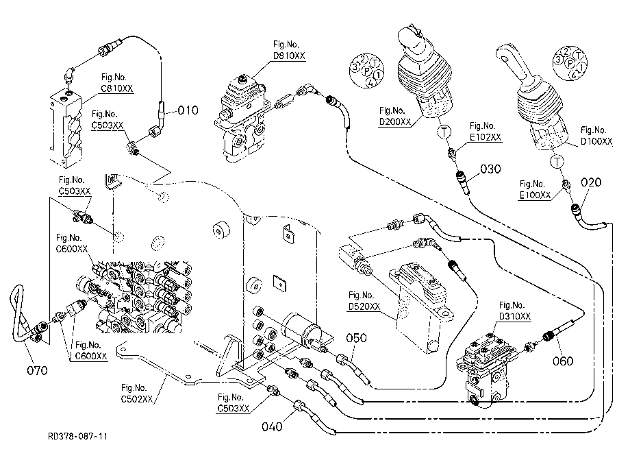 Oil Piping (Pilot T)