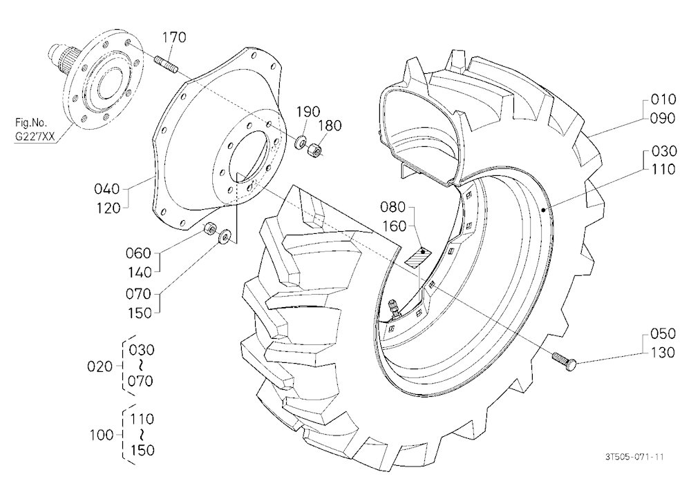 Front Wheel (13.6-24 R1) [A]