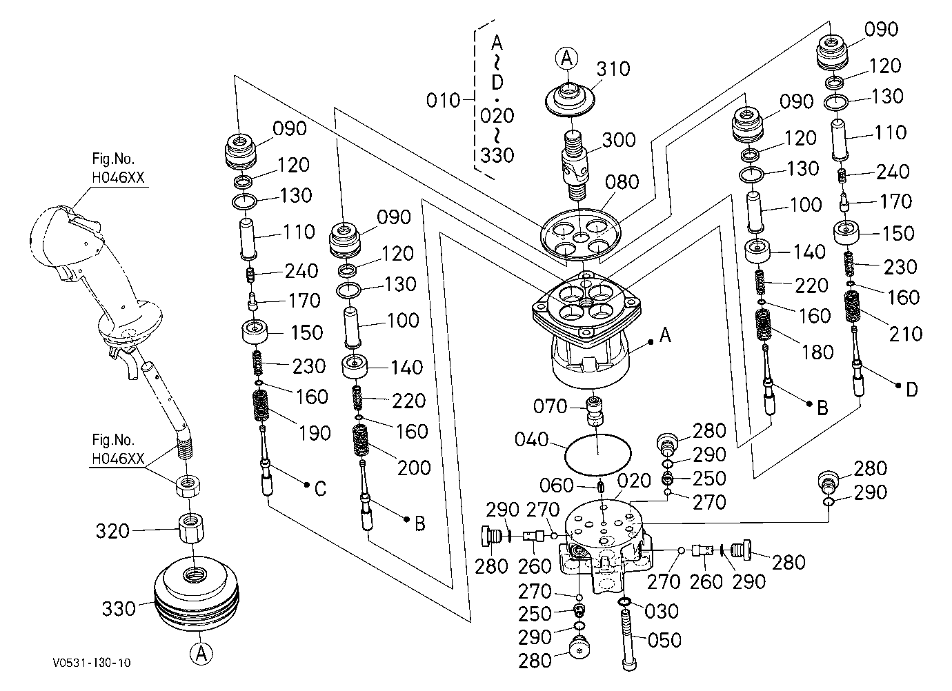 Pilot Valve (Left) [Component Parts]