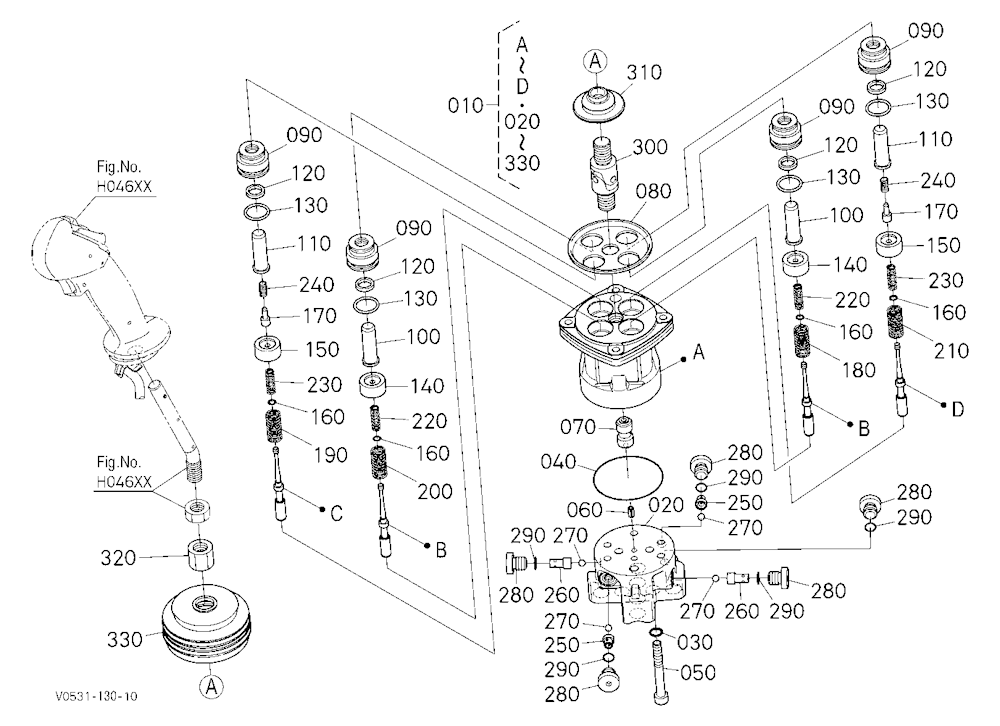 Pilot Valve (Left) [Component Parts]
