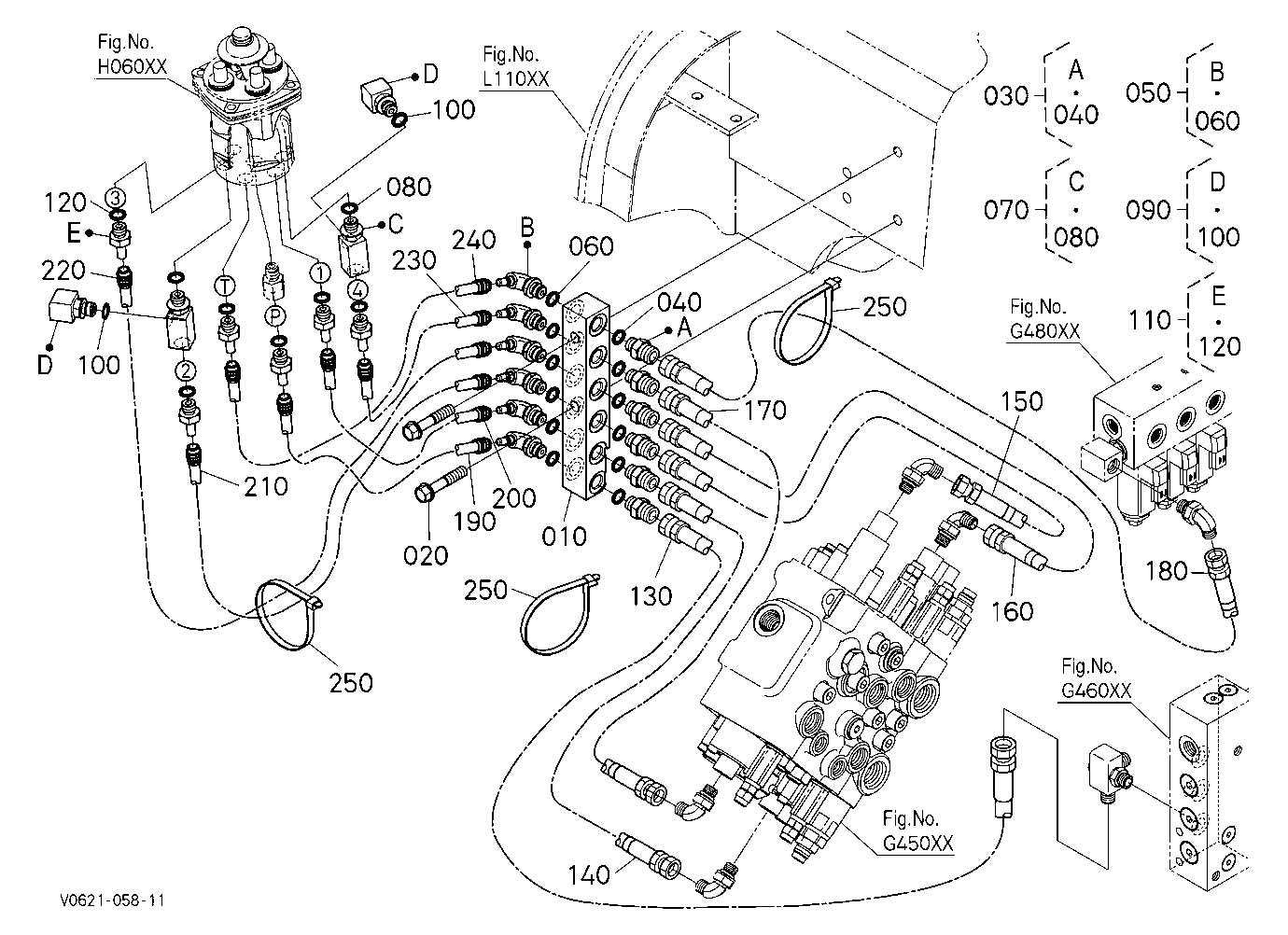 Oil Piping (Control Rh)