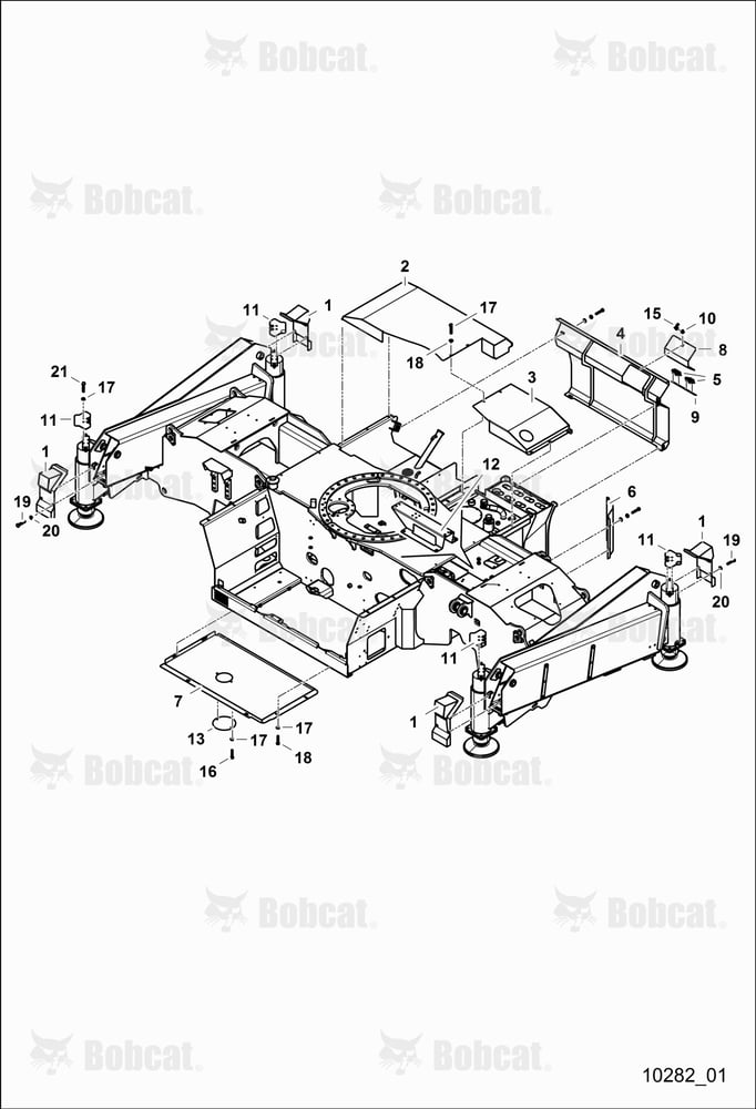 Chassis With Guard and Supports - 3