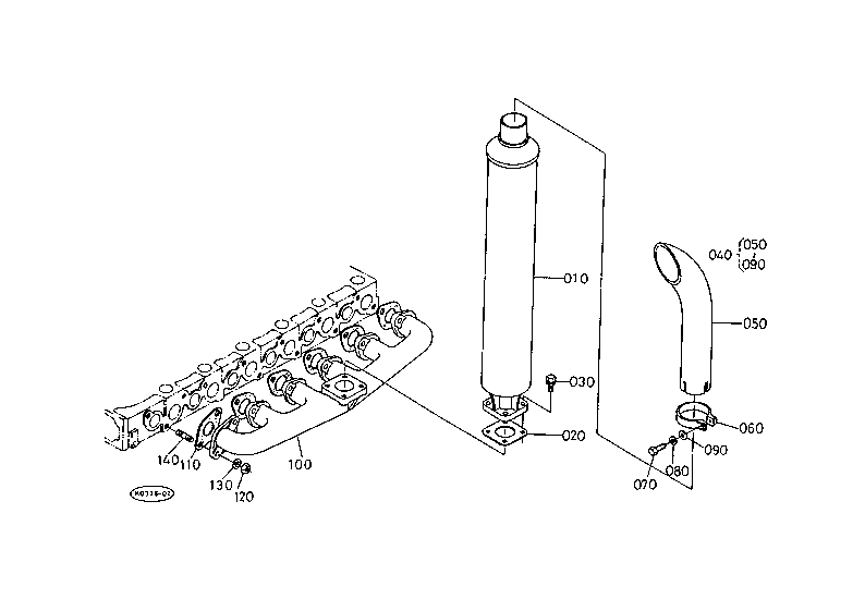 Muffler And Exhaust Manifold