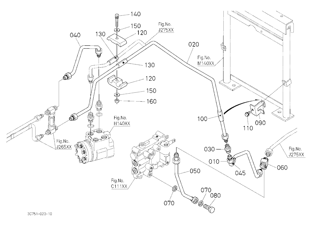 Hydraulic Oil Line (Shuttle/Controller)