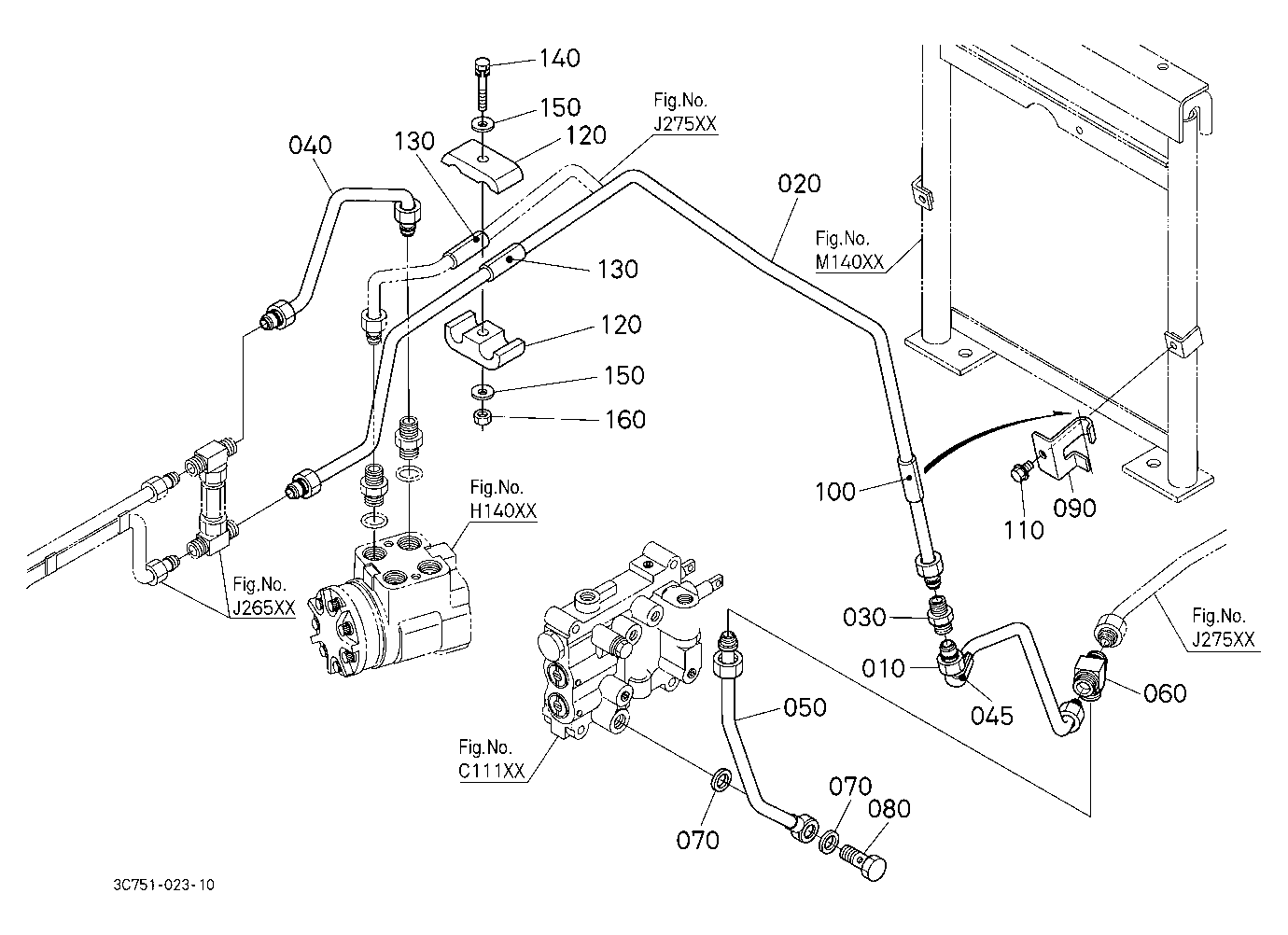 Hydraulic Oil Line (Shuttle/Controller)