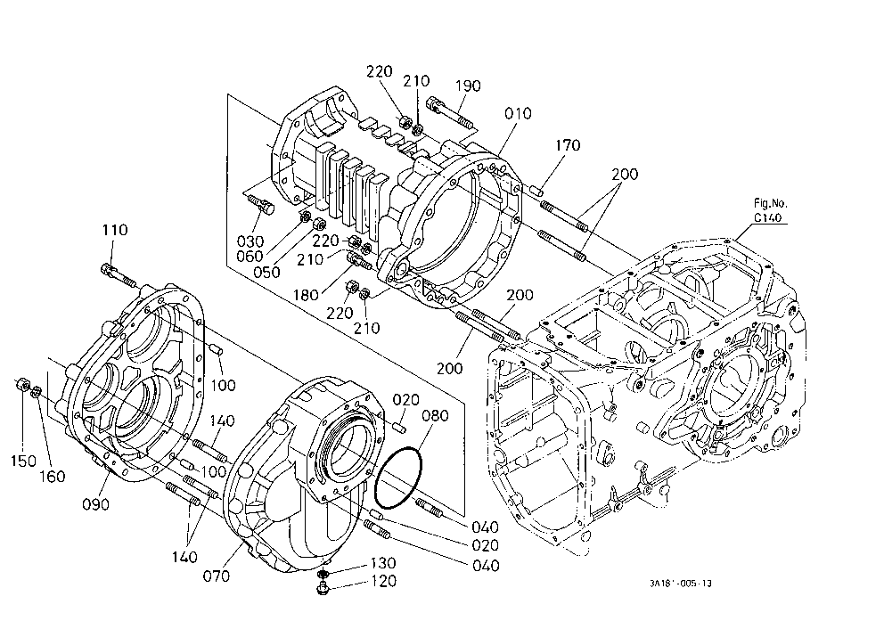 Rear Axle Case Rh [Rops Type]