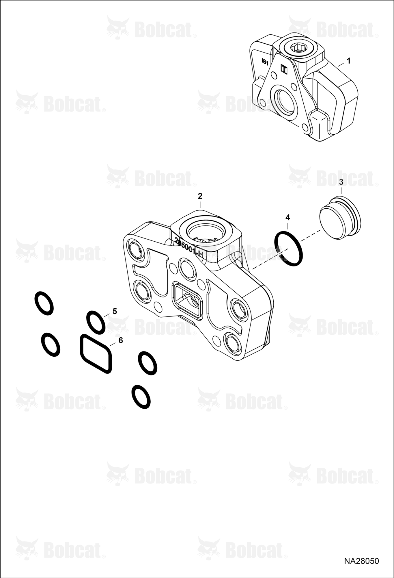 Hydraulic Control Valve (Backhoe) (Outlet Section)