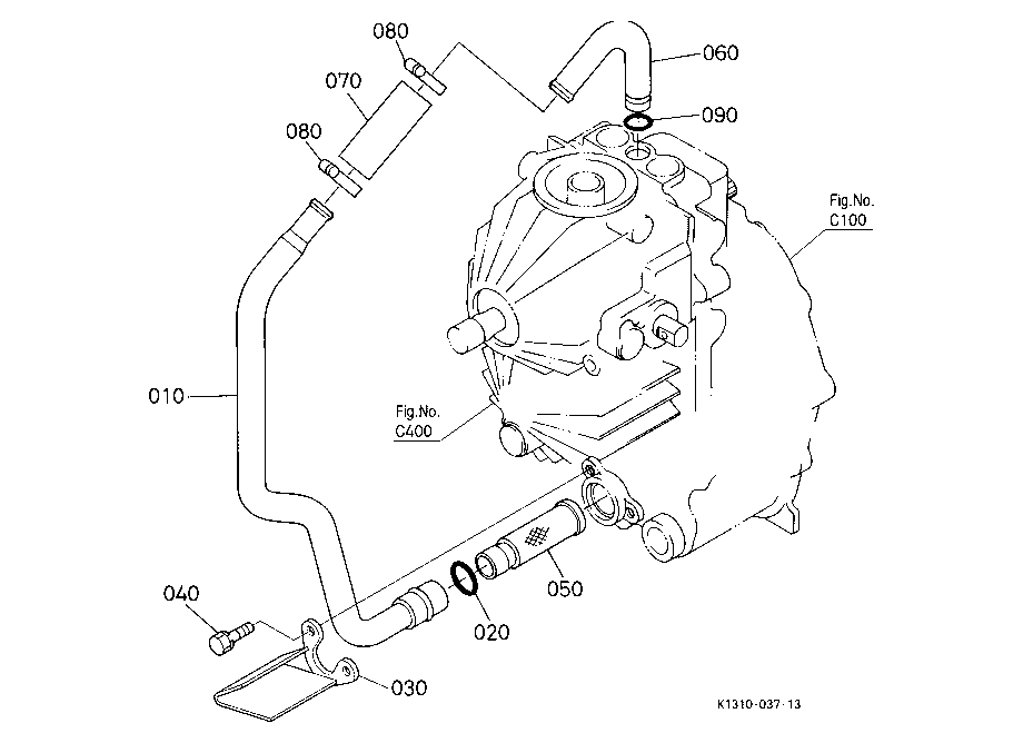 Hydraulic Oil Line (Suction)