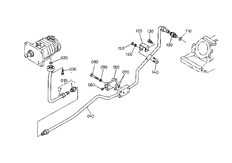 Hydraulic Oil Line (Delivery Manual Shuttle)
