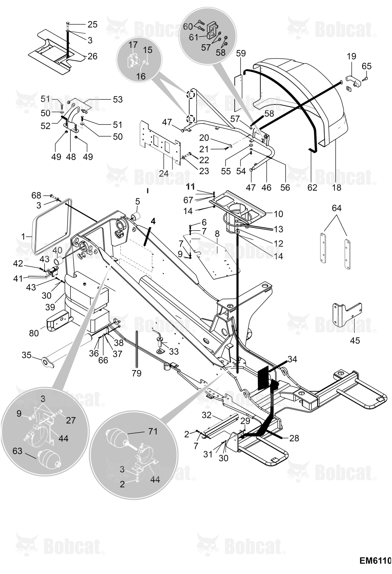 FRAME, Supports & Cowling