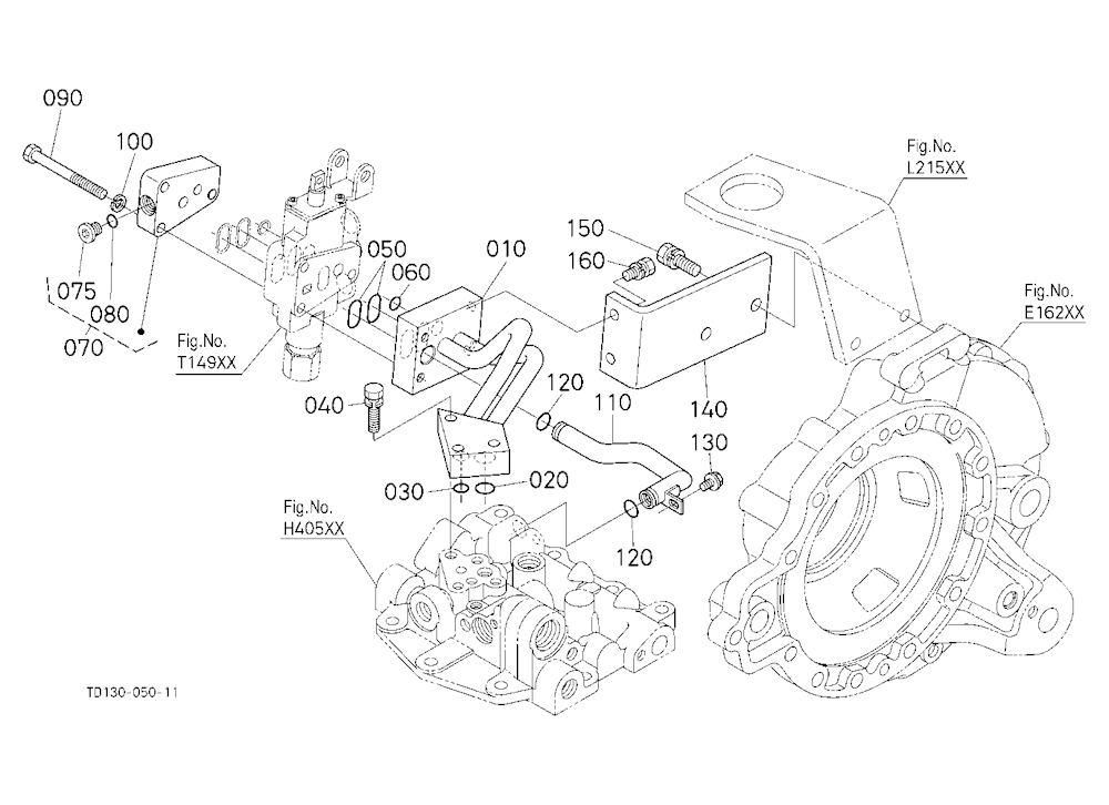 Auxiliary Control Valve Base (W/G No.L8335) [Optio