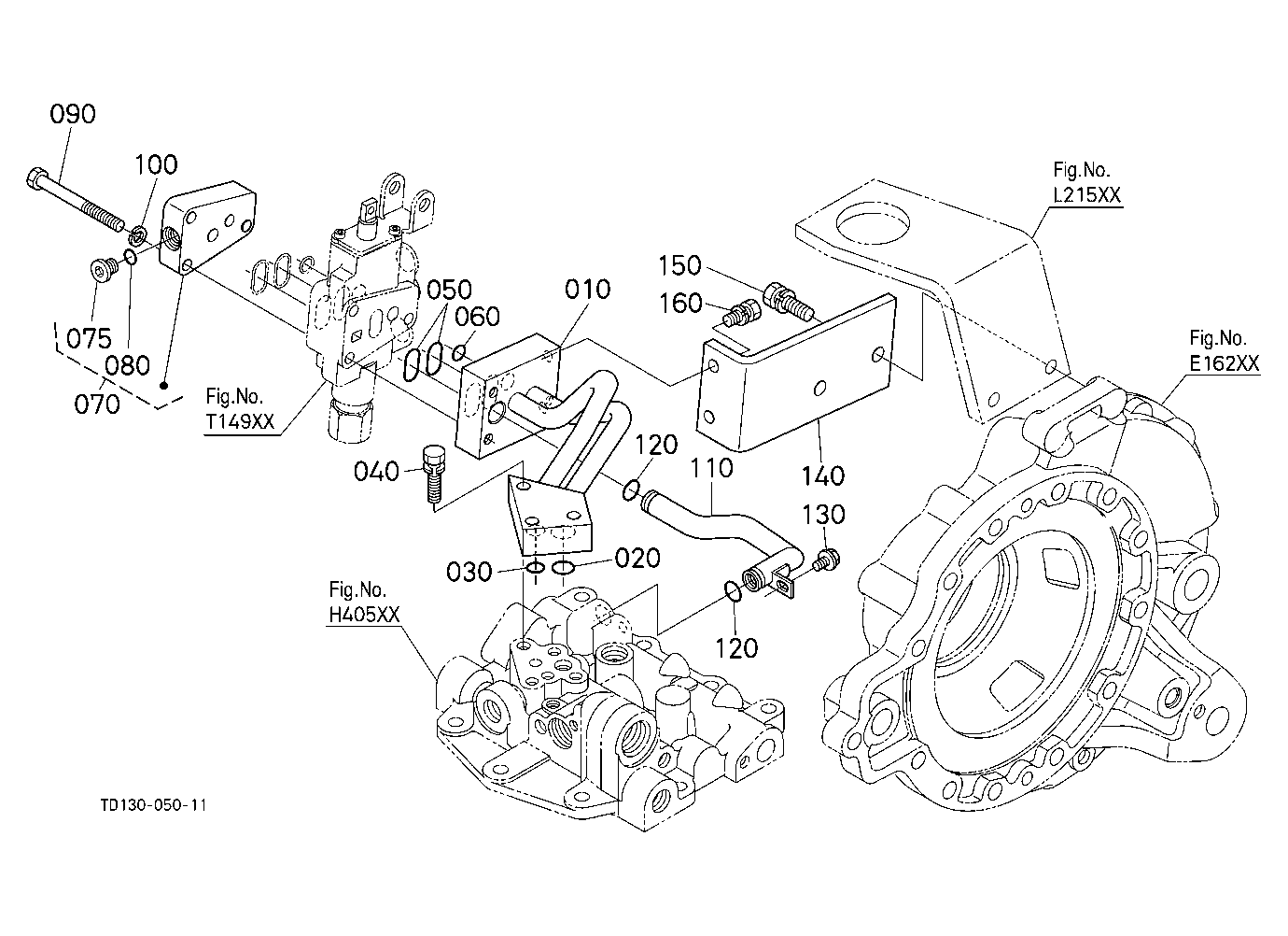 Auxiliary Control Valve Base (W/G No.L8335) [Optio