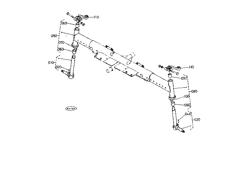 Front Axle (Low-Profile) [Option]