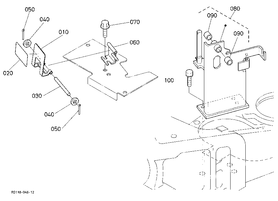 Control Pedal (Swivel/ Swing Change 2)