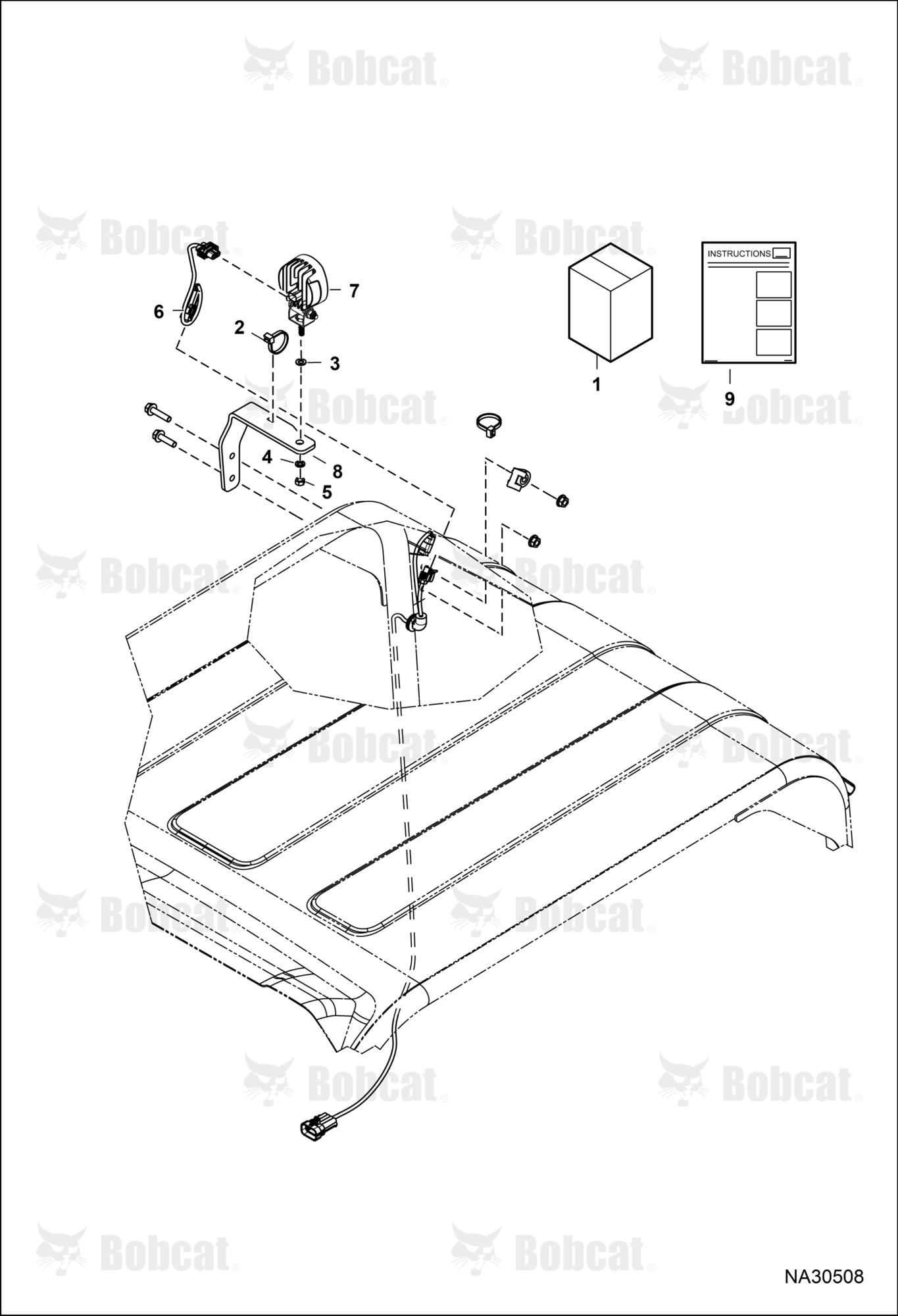 Worklight Kit (Canopy)(Rear)